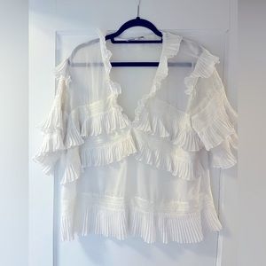 Iro sheer blouse